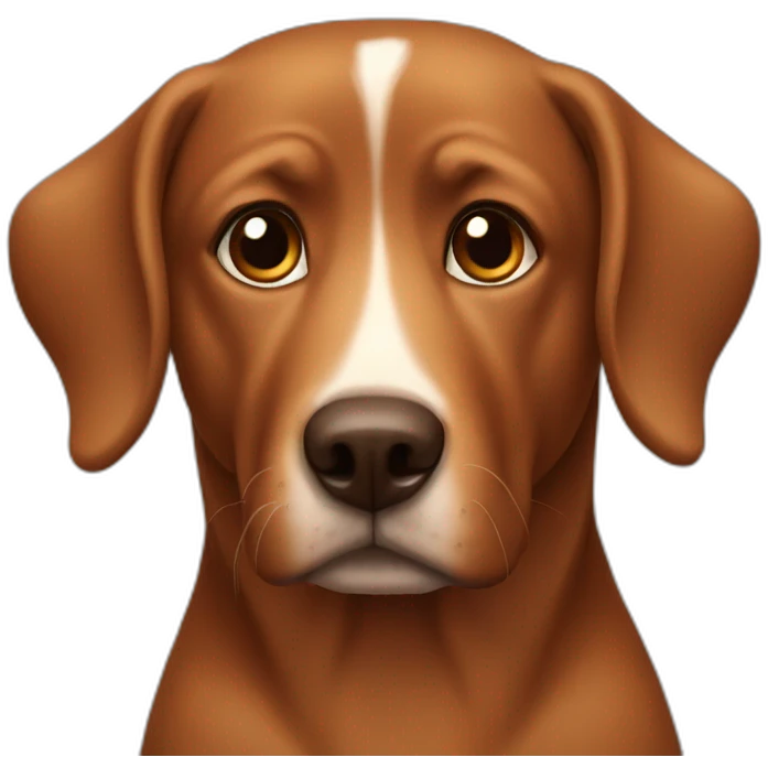 brown dog emoji