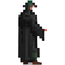 shadowy figure in a black robe emoji