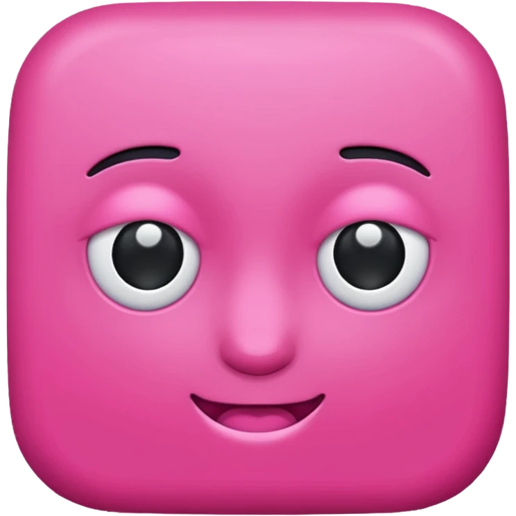 Pink emoji