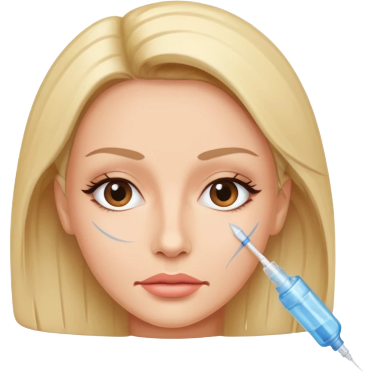  botox injection in the face emoji