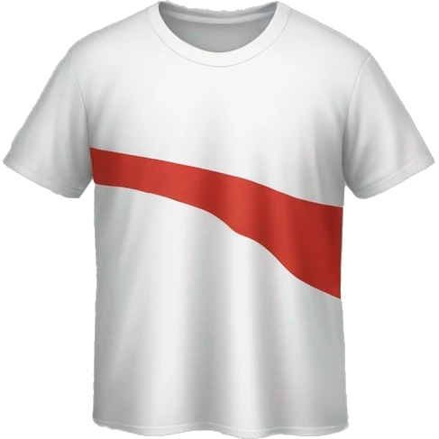 Camiseta rojiblanca emoji