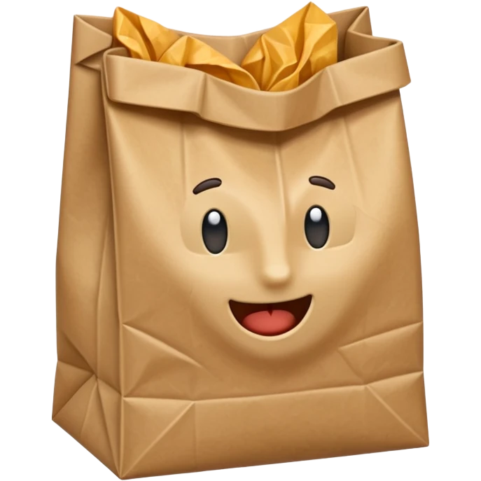 Bolsa de papel emoji