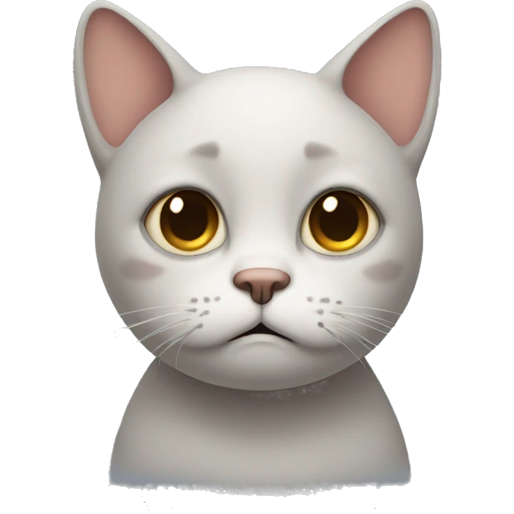 Sad cat emoji