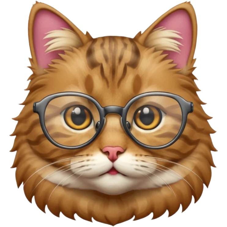 Gato con gafas emoji