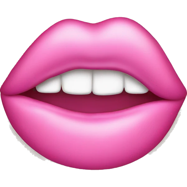 Pink kiss  emoji
