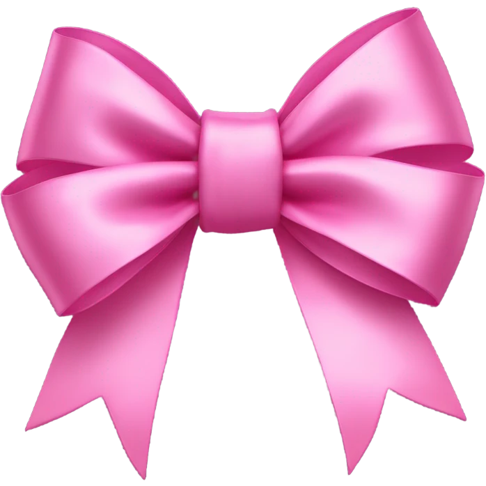 Pink bow  emoji
