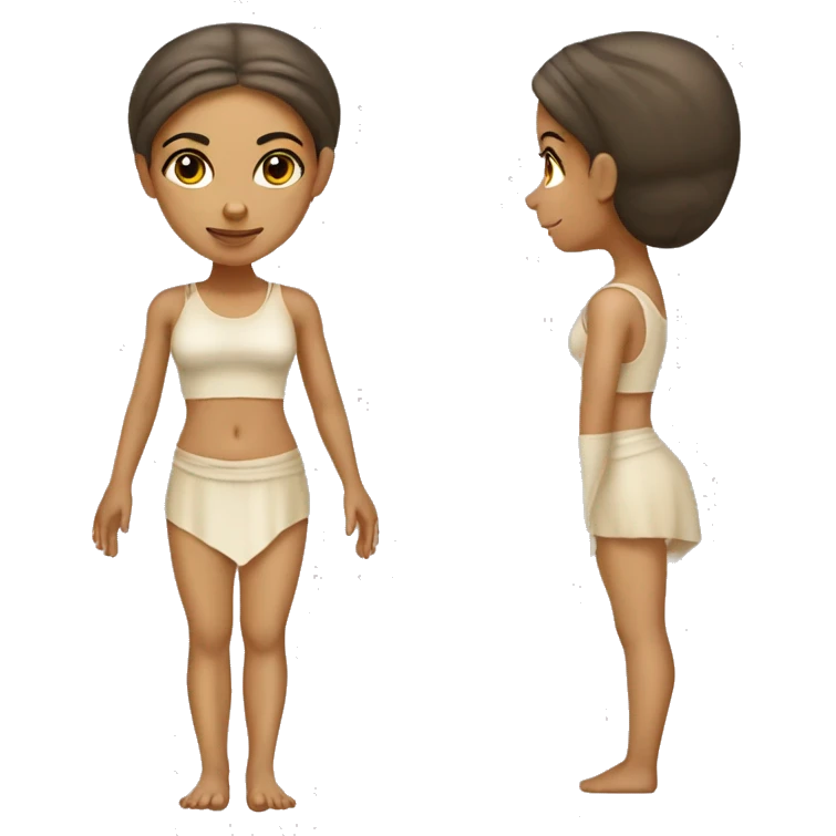light skinned egyptian pilates girl emoji