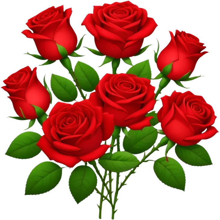 A bunch of red roses. And the name Linnea on them emoji