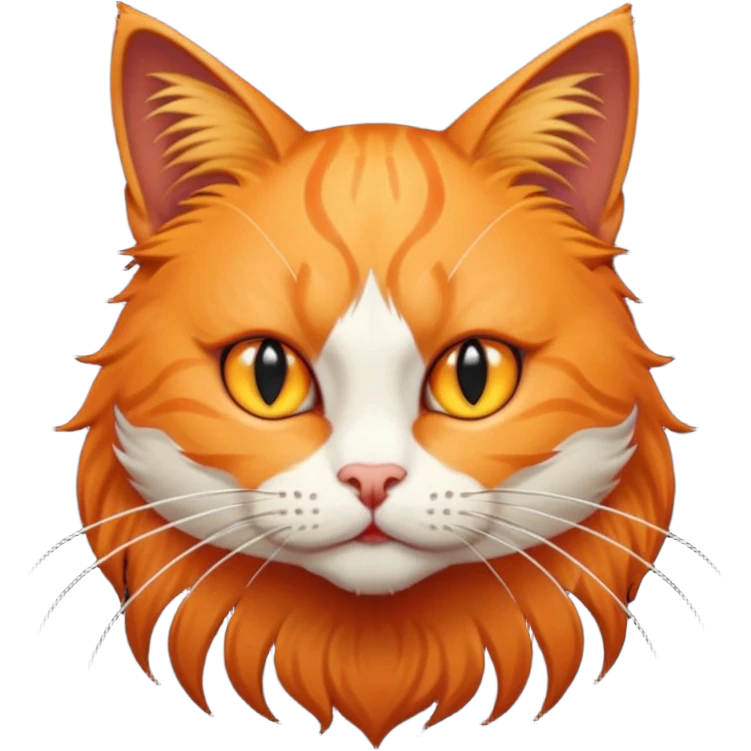 gothic orange cat emoji