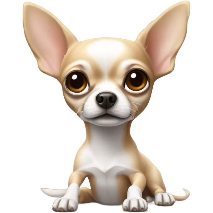 chihuahua with long legs  emoji