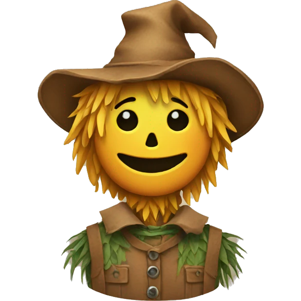 scarecrow emoji