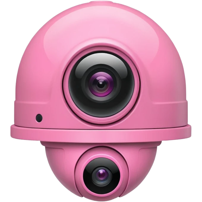Security Camera pink  emoji