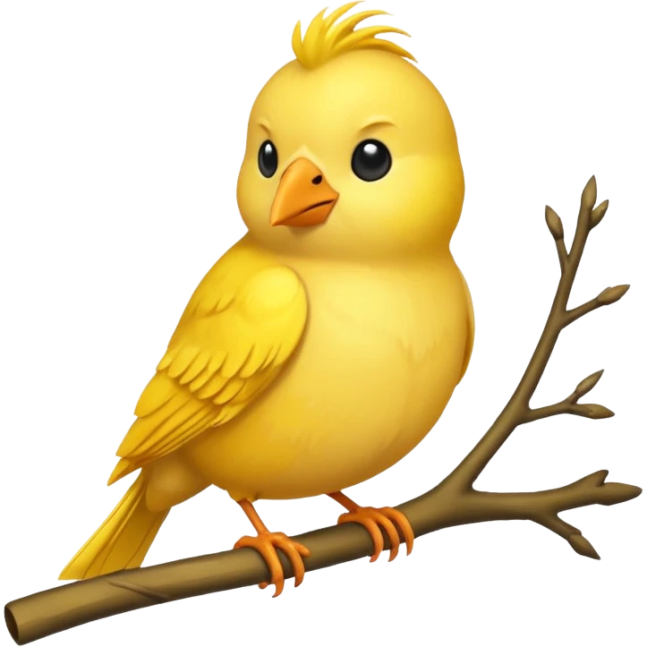 yellow bird emoji