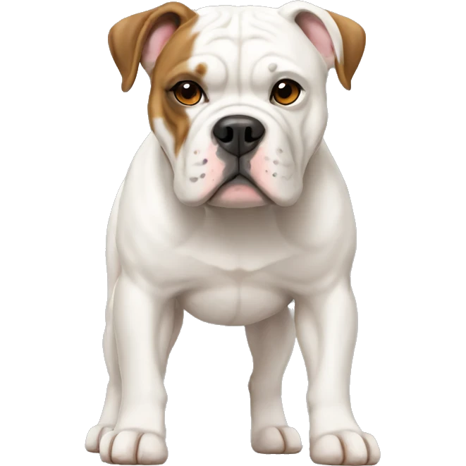 American Bulldog Dog Breed Full Body emoji