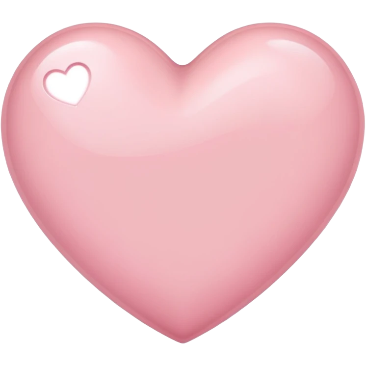 light pink heart emoji