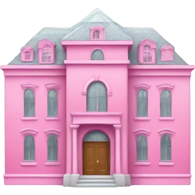 pink fancy building emoji