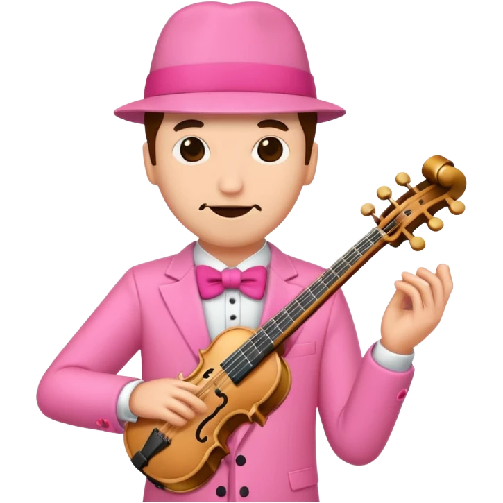 pink musician man  emoji