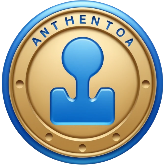 Blue Authentication Mark emoji
