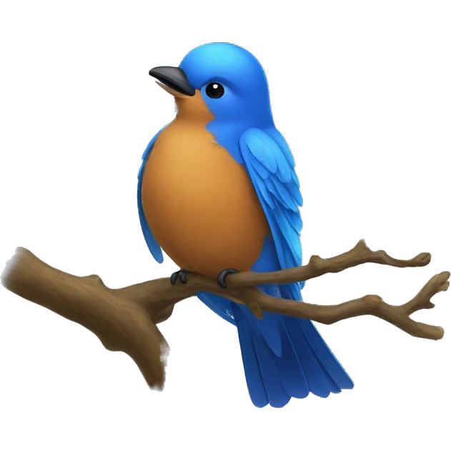 Magic bluebird  emoji