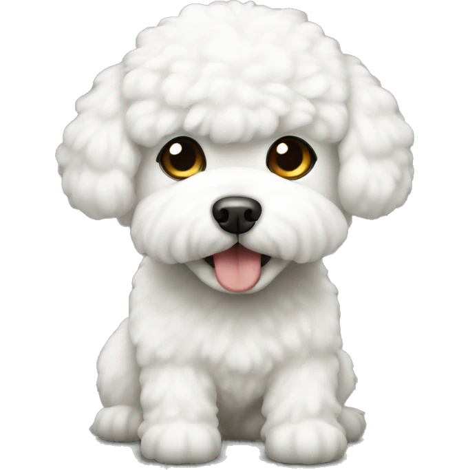 Bichon dog emoji