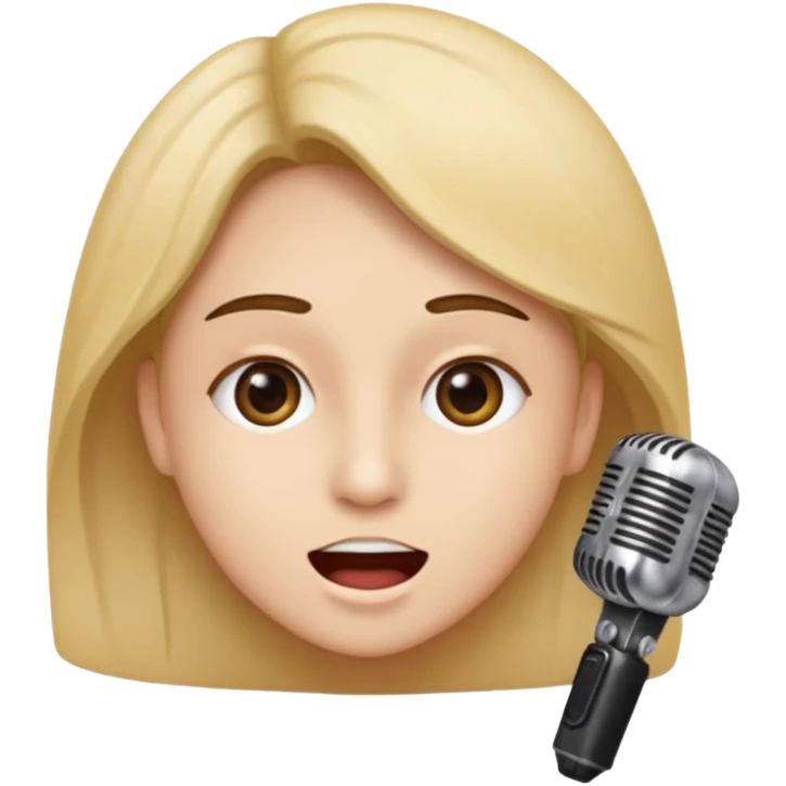 Face that looks like it’s about to win a singing comp emoji
