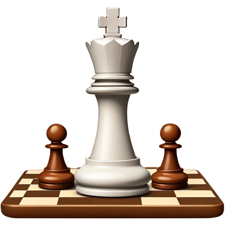 breaking dawn chess piece on chess square emoji
