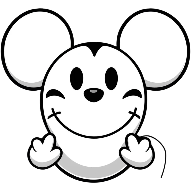 Mickey Mouse emoji