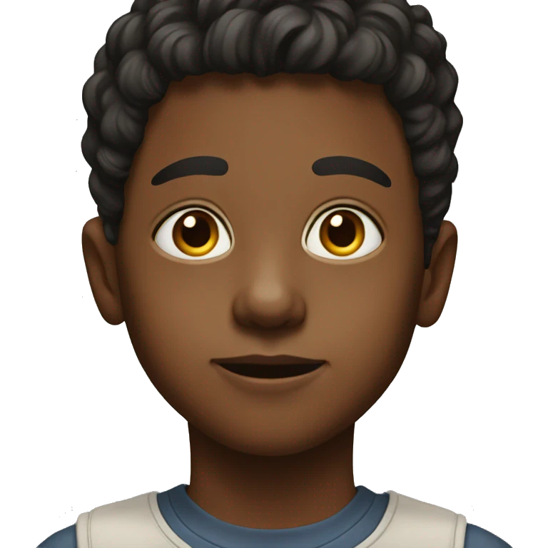 realistic portrait of a boy emoji