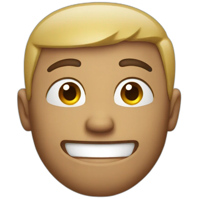 Man winking emoji