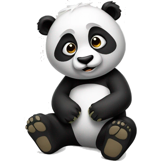 drunk panda emoji