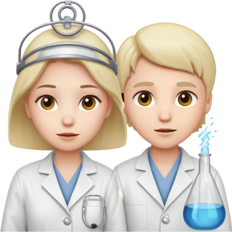 Technicians with Semi-Visual Faces emoji