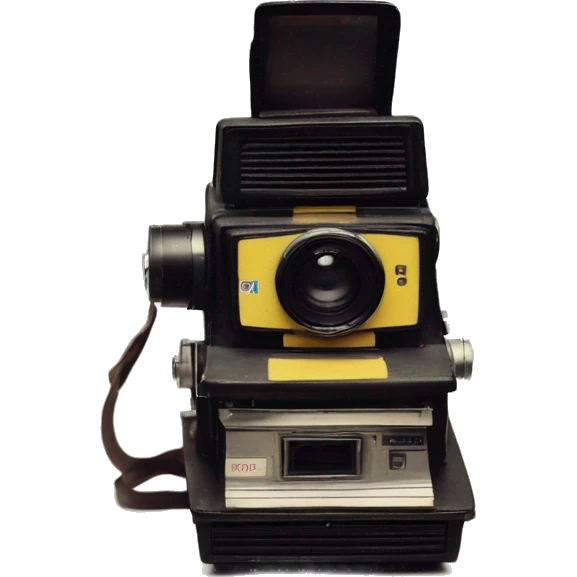 Old Impossible project SX-70 camera emoji