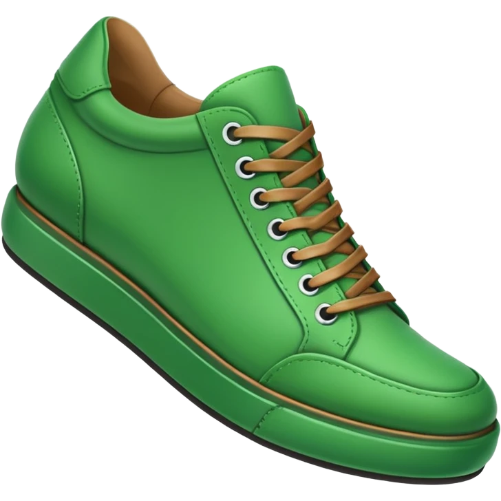 green cros shoes emoji