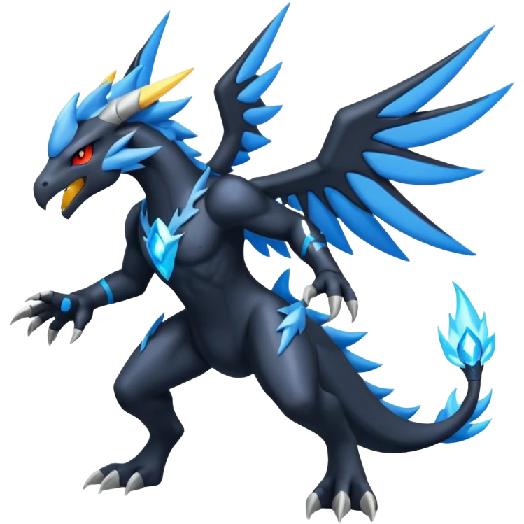 Nargacuga-Zekrom-fusion (full body) emoji