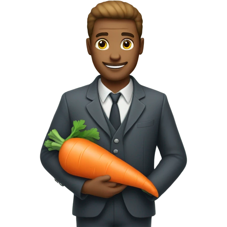 man carrot emoji
