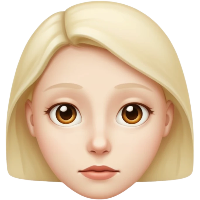 just the face líke ios apple  emoji