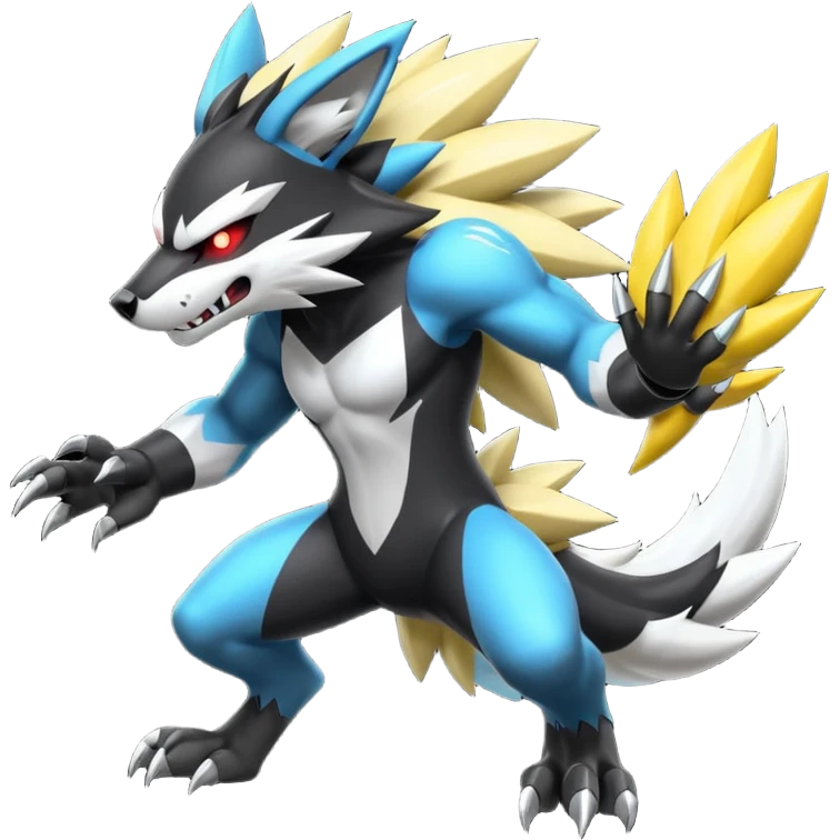 Obstagoon-Zeraora-fusion  emoji