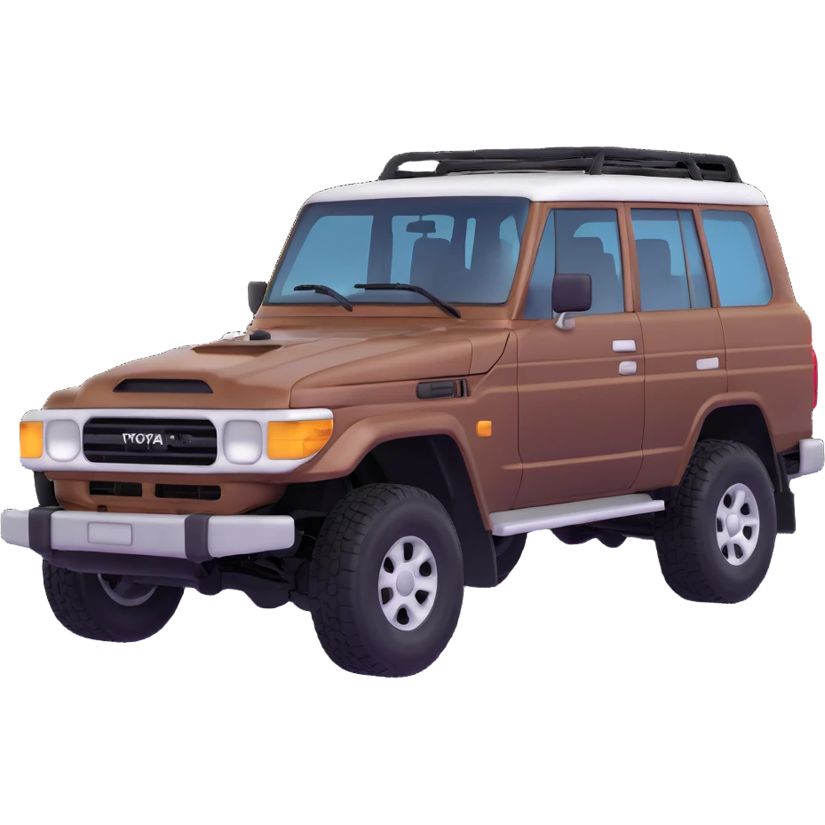 Toyota Land Cruiser 1980s emoji