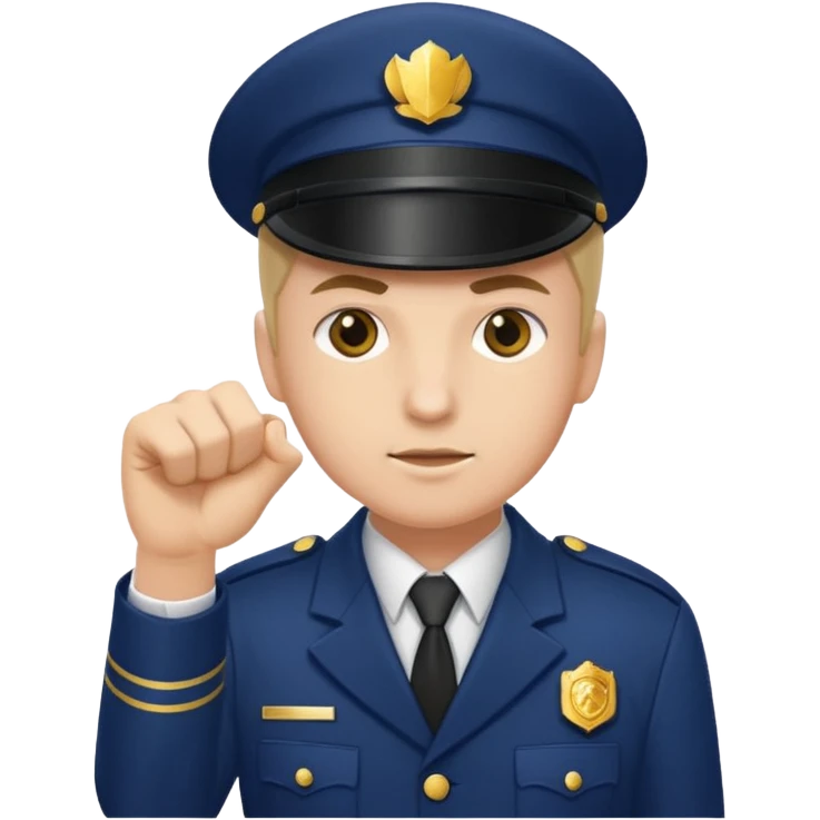 ticket inspector with punch emoji