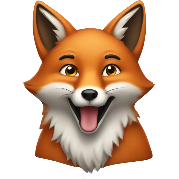 speak fox emoji