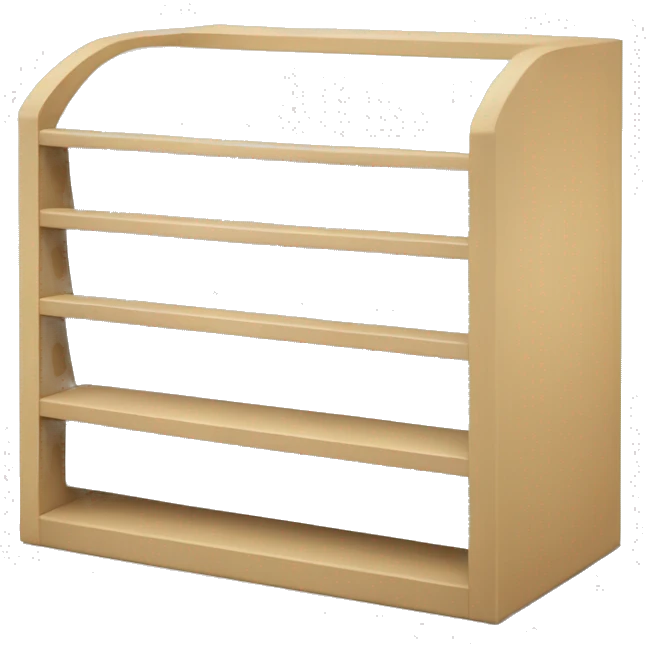 white sandpaper storage organizer emoji