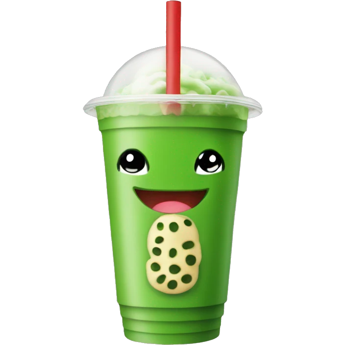 green dragon bubble tea emoji