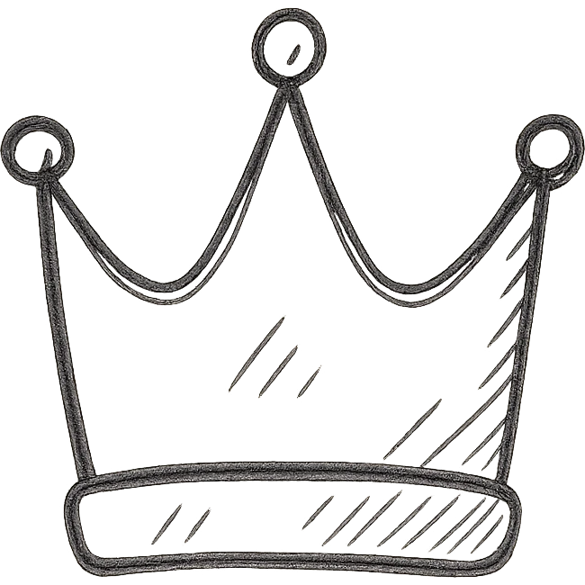 rose gold crown, metallic, soft pink, minimal background emoji
