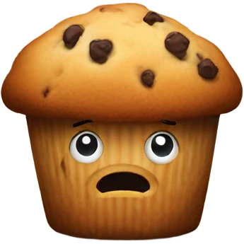 Muffin with a face arms and legs emoji