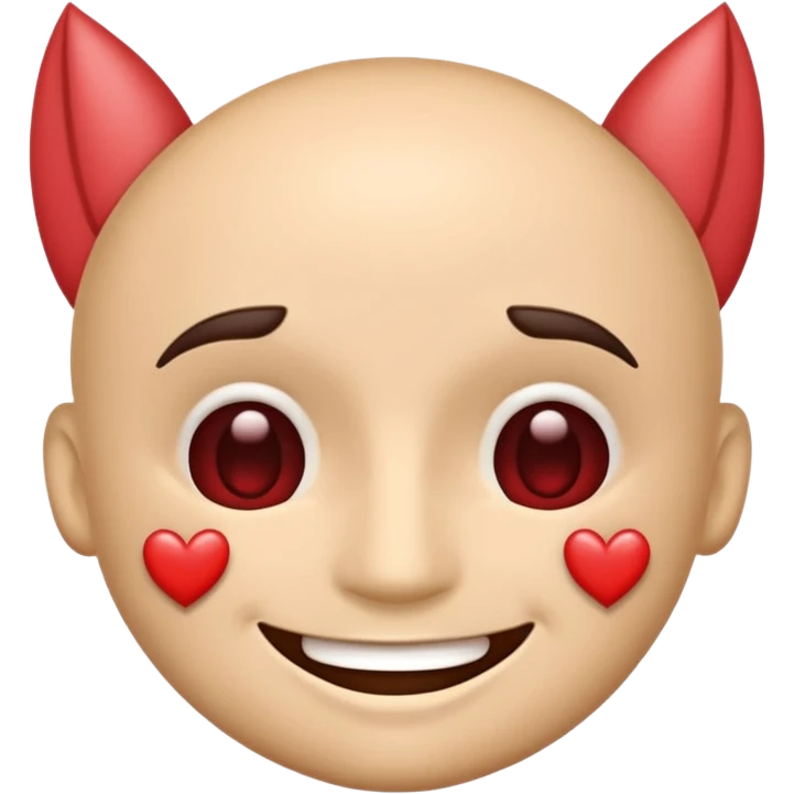 batman emoji with hearts in his eyes emoji