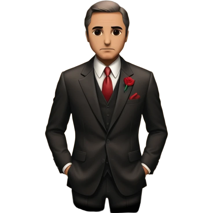 the godfather, mysterious silhouette emoji