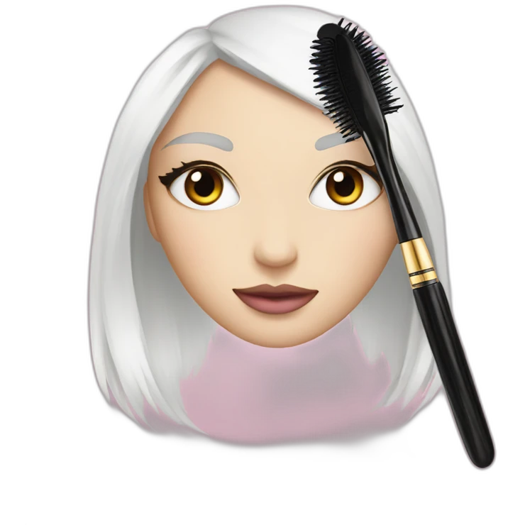 mascara and beauty emoji