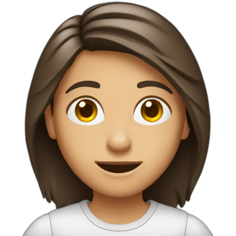 photographe brune emoji