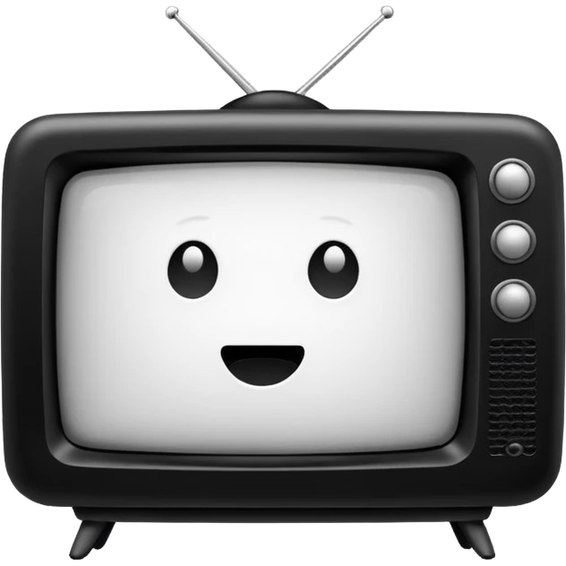 fuzzy screen TV in the Ring movie emoji