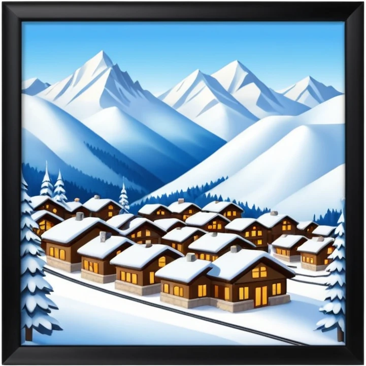 lux ski resort emoji